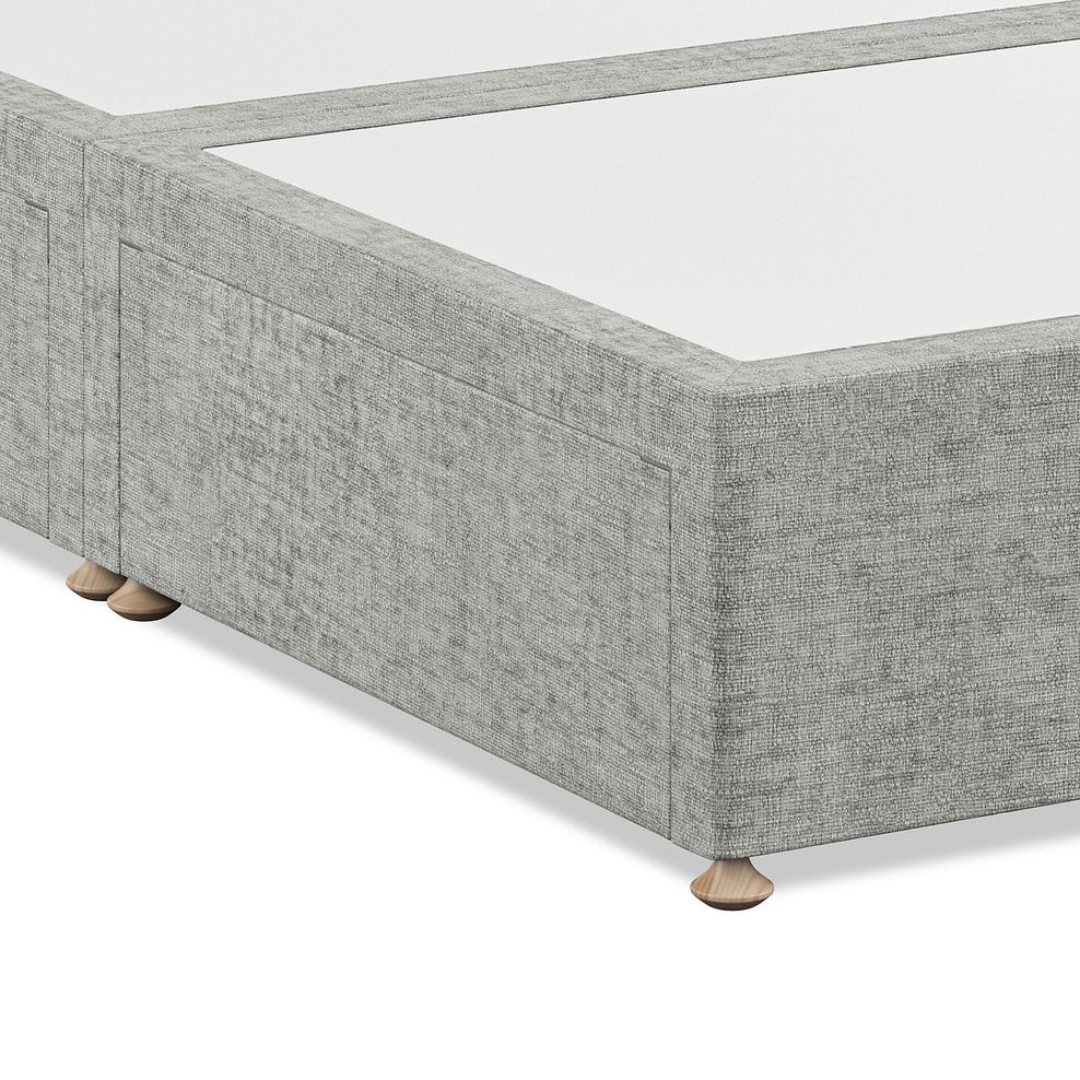 Kendal Double 4 Drawer Divan Bed in Brooklyn Fabric - Fallow Grey 6