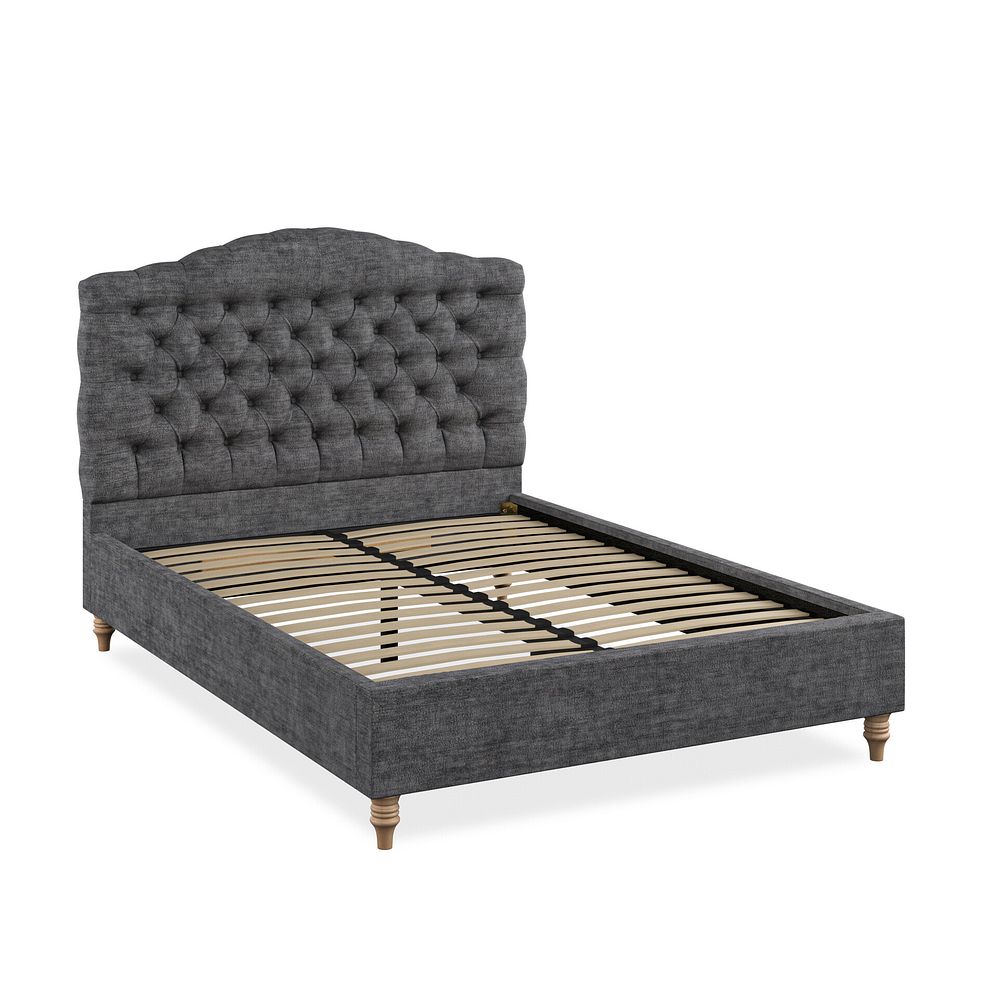 Kendal Double Bed in Brooklyn Fabric - Asteroid Grey 2