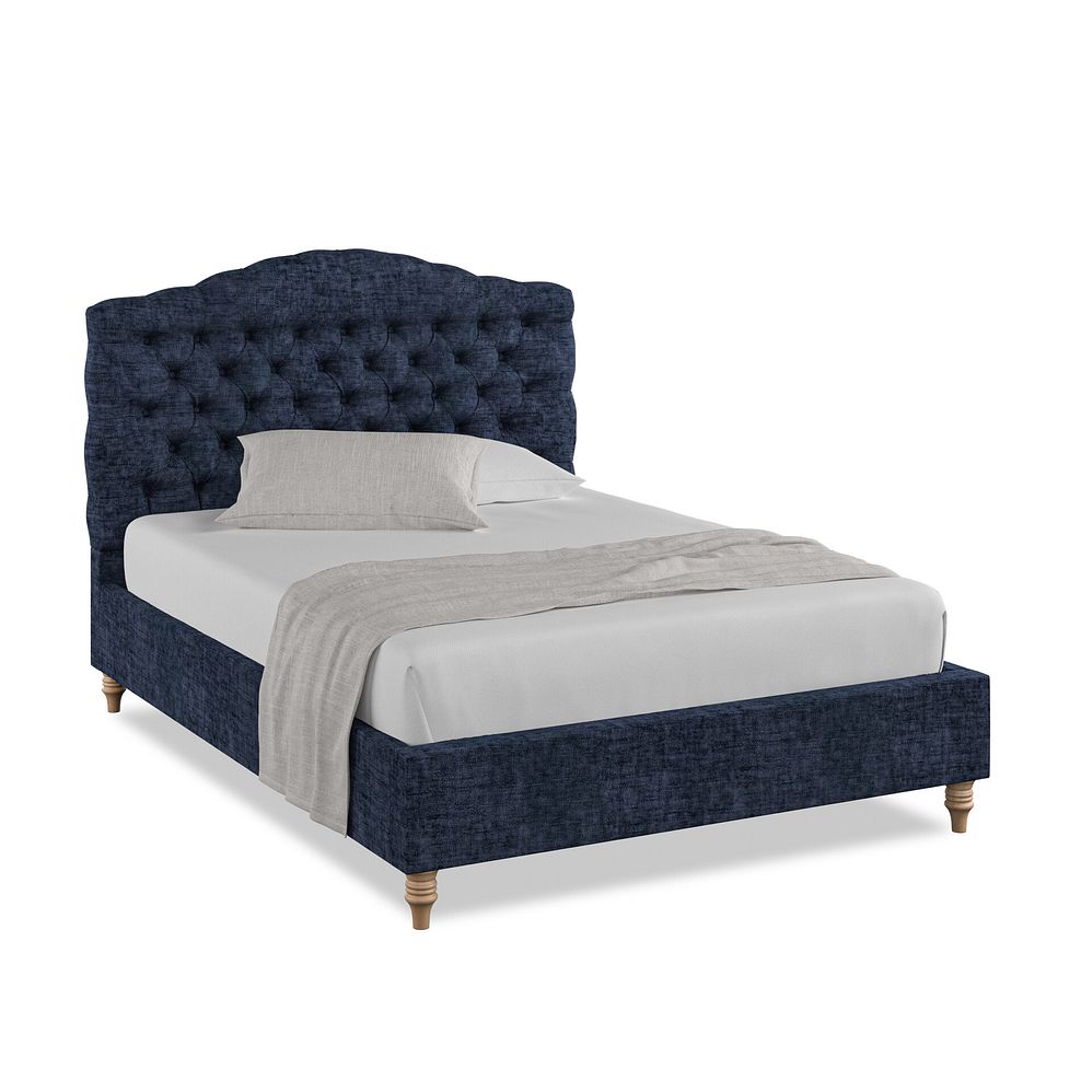 Kendal Double Bed in Brooklyn Fabric - Hummingbird Blue 1