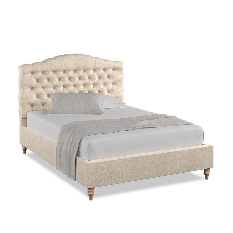 Kendal Double Bed in Brooklyn Fabric - Eggshell 1