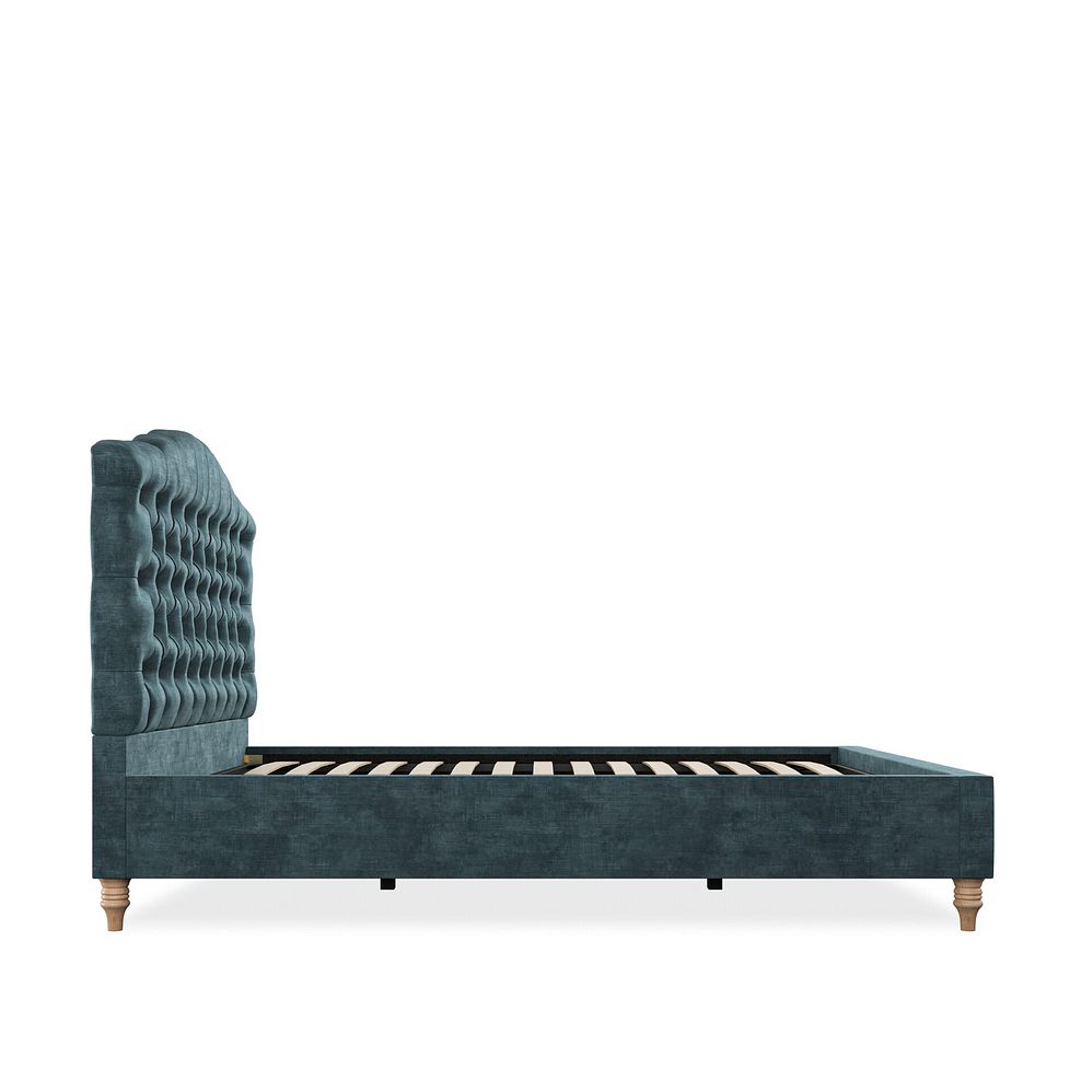 Kendal Double Bed in Heritage Velvet - Airforce 4