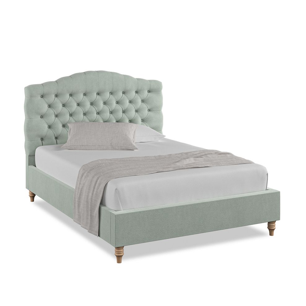 Kendal Double Bed in Venice Fabric - Duck Egg 1