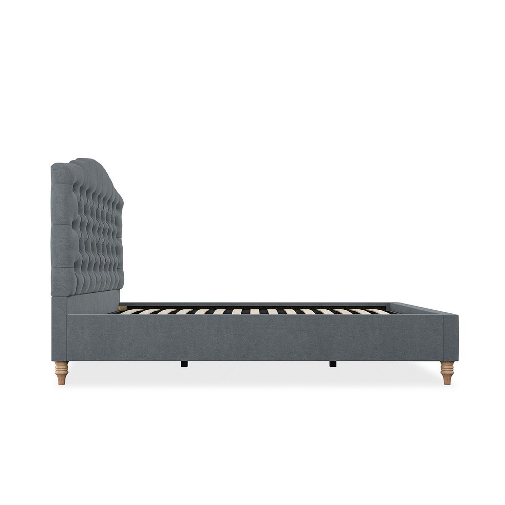 Kendal Double Bed in Venice Fabric - Graphite 4