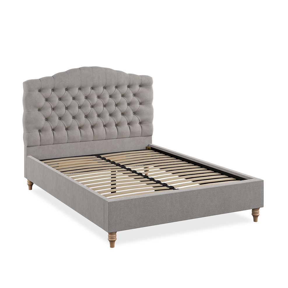 Kendal Double Bed in Venice Fabric - Grey 2