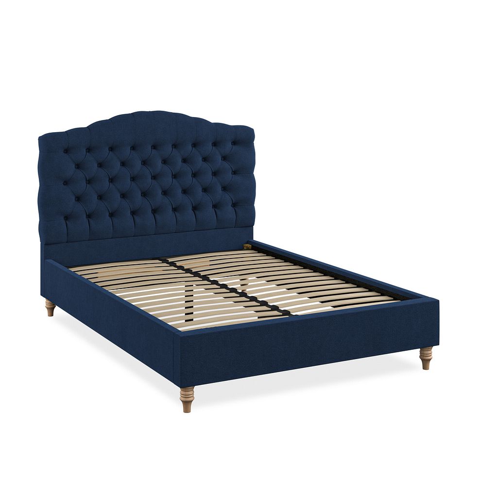 Kendal Double Bed in Venice Fabric - Marine 2