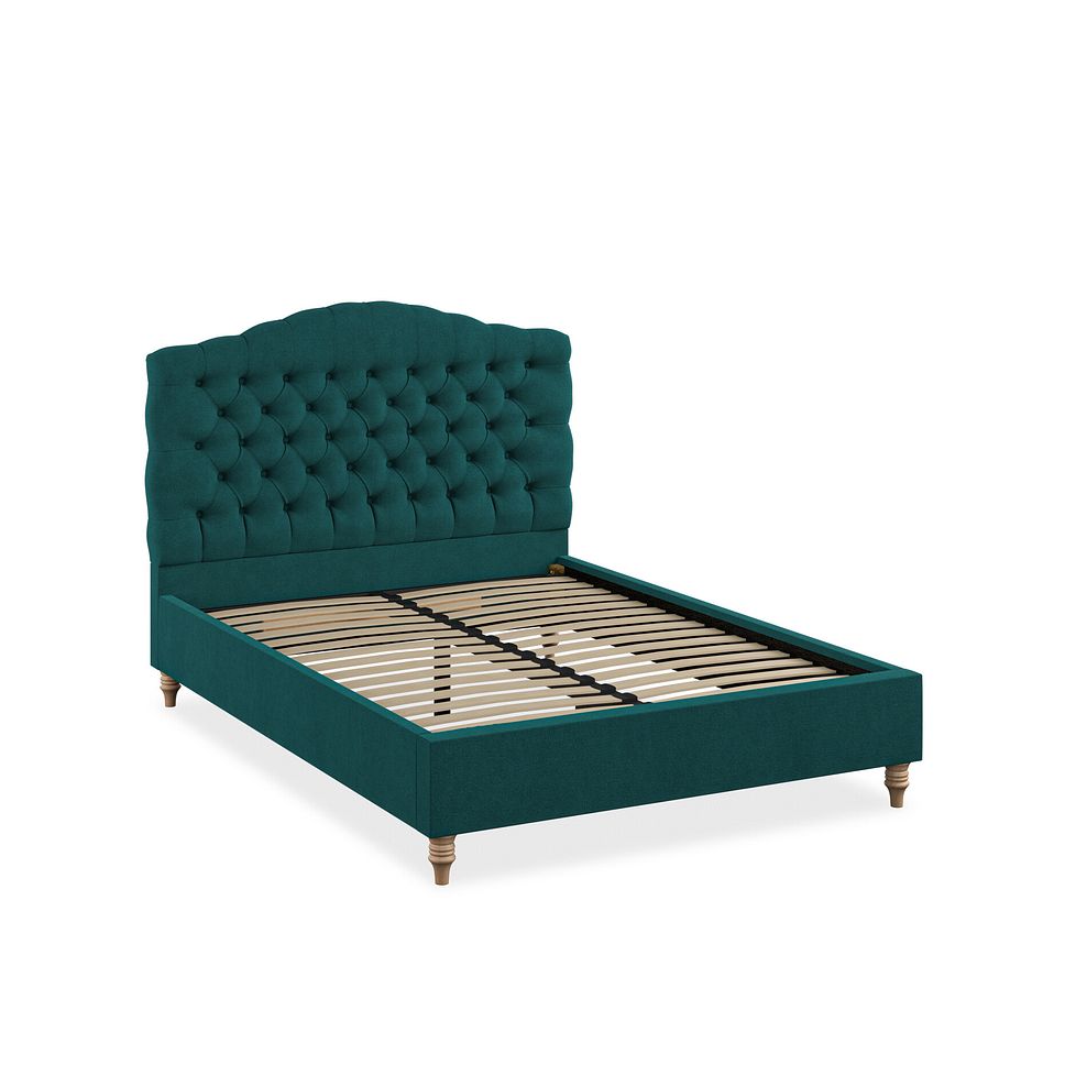Kendal Double Bed in Venice Fabric - Teal 2
