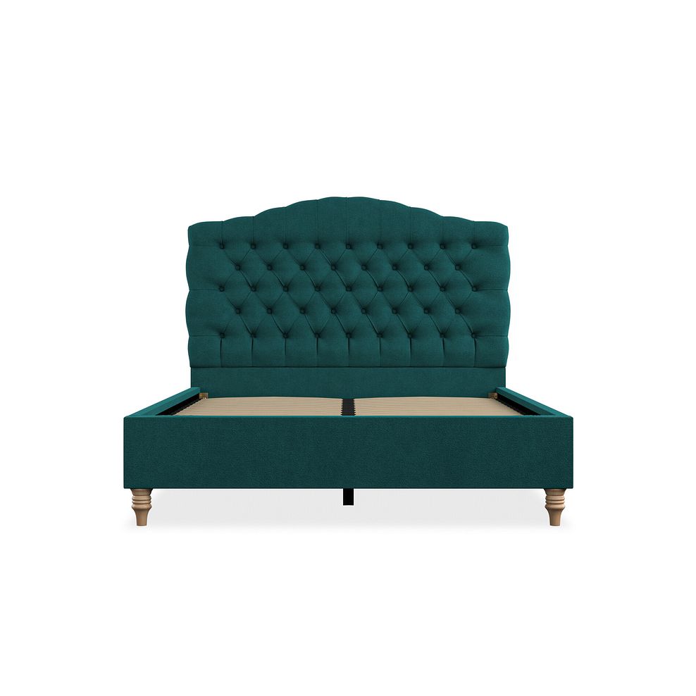 Kendal Double Bed in Venice Fabric - Teal 3