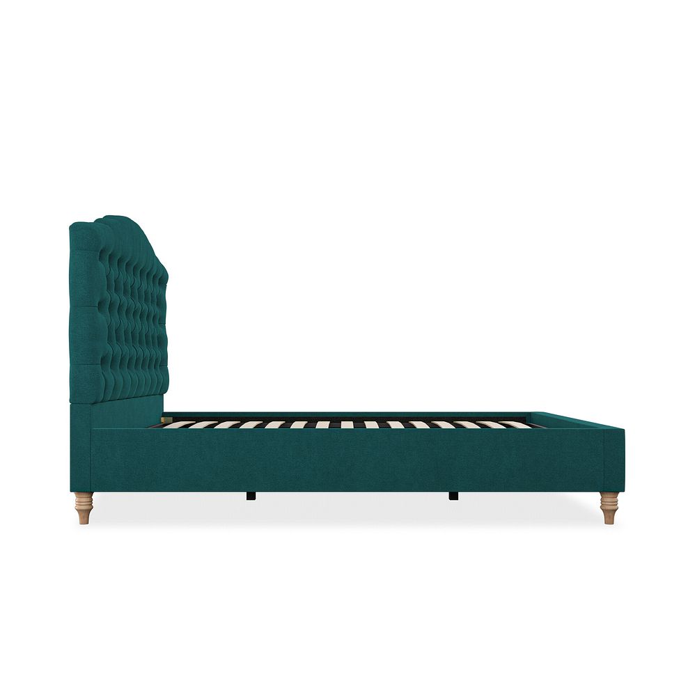 Kendal Double Bed in Venice Fabric - Teal 4