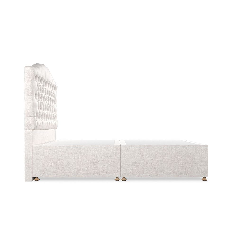Kendal Double Divan Bed in Brooklyn Fabric - Lace White 4