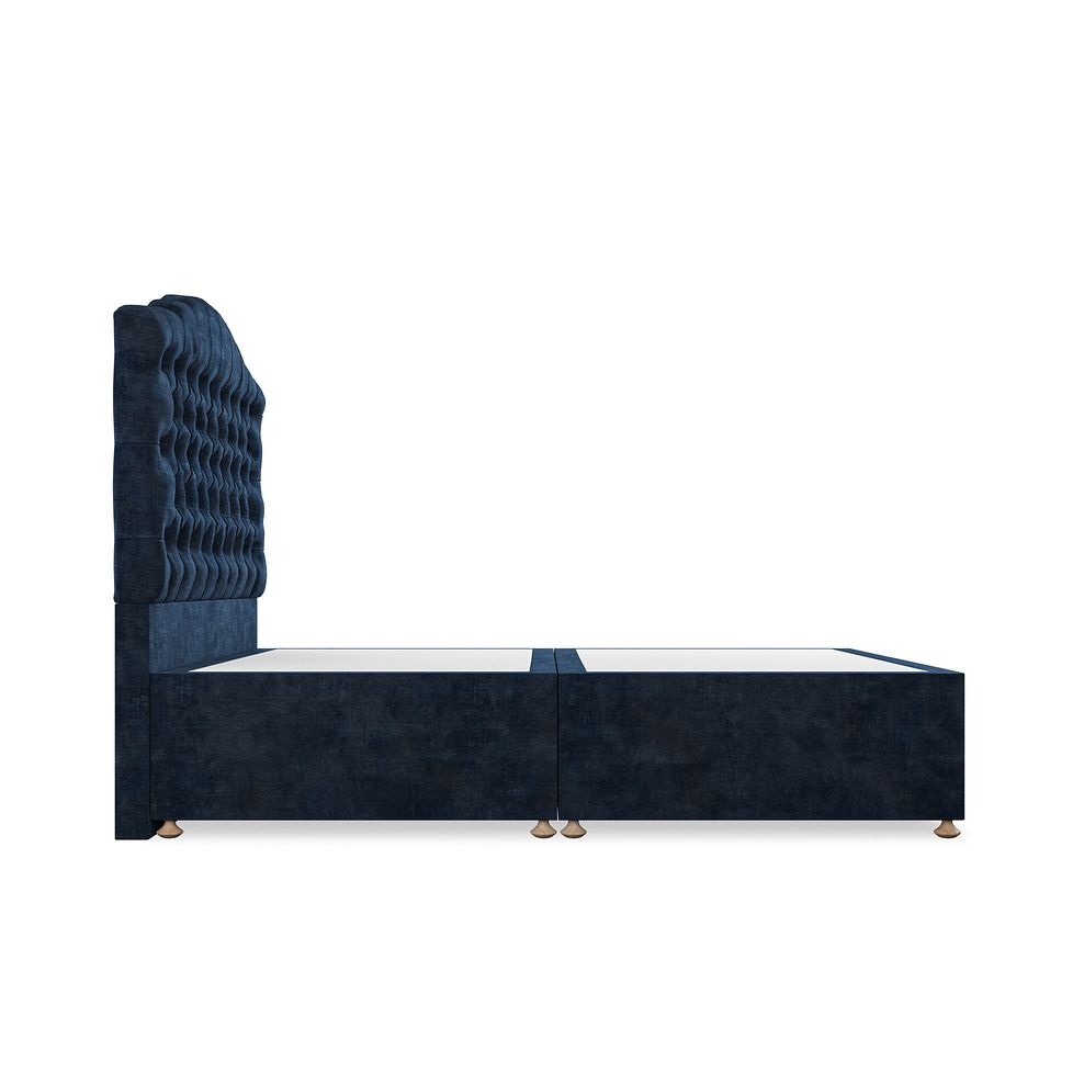Kendal Double Divan Bed in Heritage Velvet - Royal Blue 4