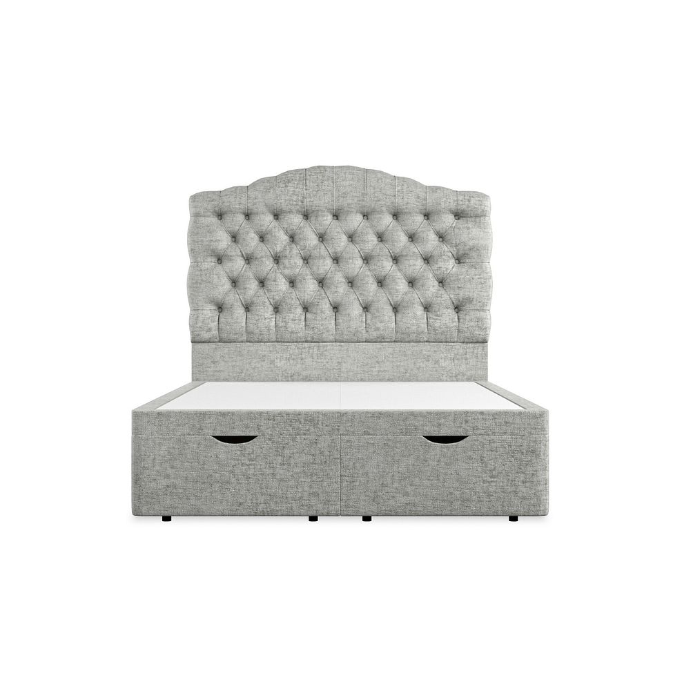 Kendal Double Storage Ottoman Bed in Brooklyn Fabric - Fallow Grey 4