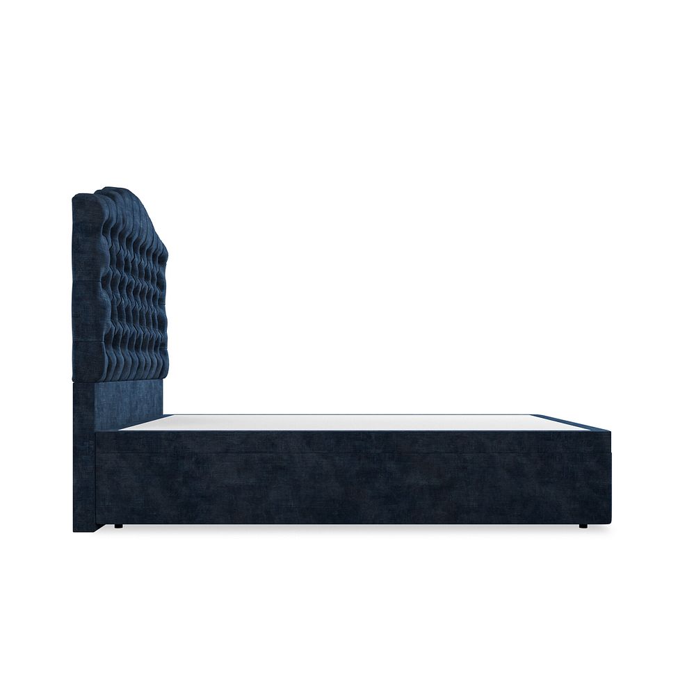 Kendal Double Storage Ottoman Bed in Heritage Velvet - Royal Blue 5