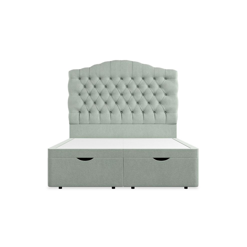 Kendal Double Storage Ottoman Bed in Venice Fabric - Duck Egg 4