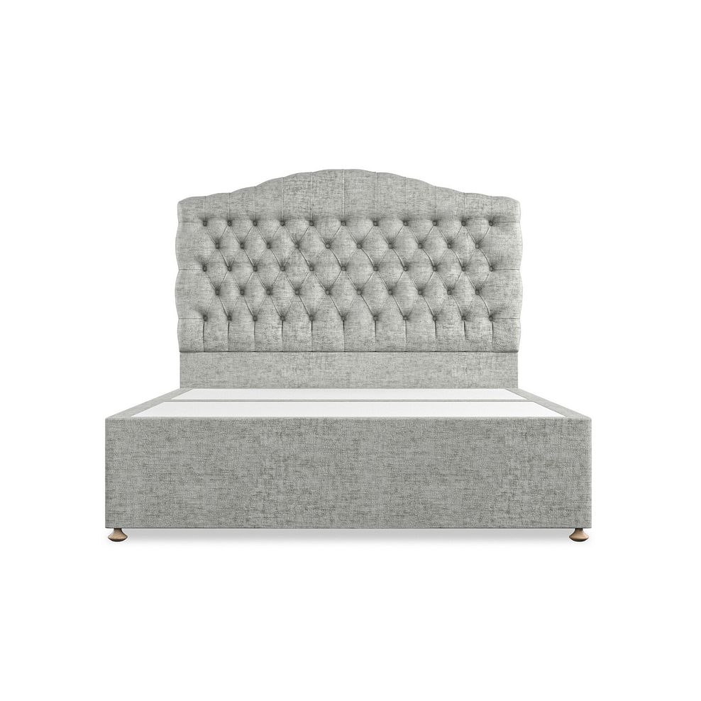 Kendal King-Size 2 Drawer Divan Bed in Brooklyn Fabric - Fallow Grey 3