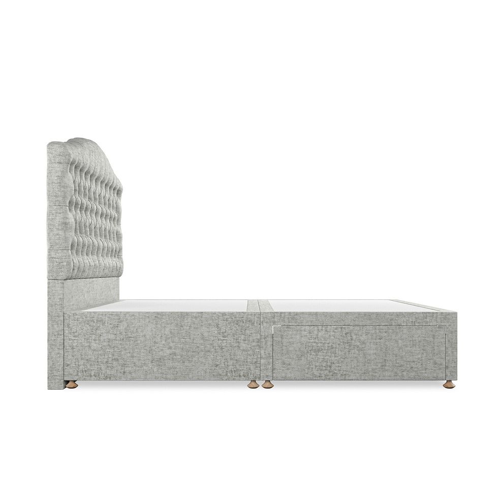 Kendal King-Size 2 Drawer Divan Bed in Brooklyn Fabric - Fallow Grey 4