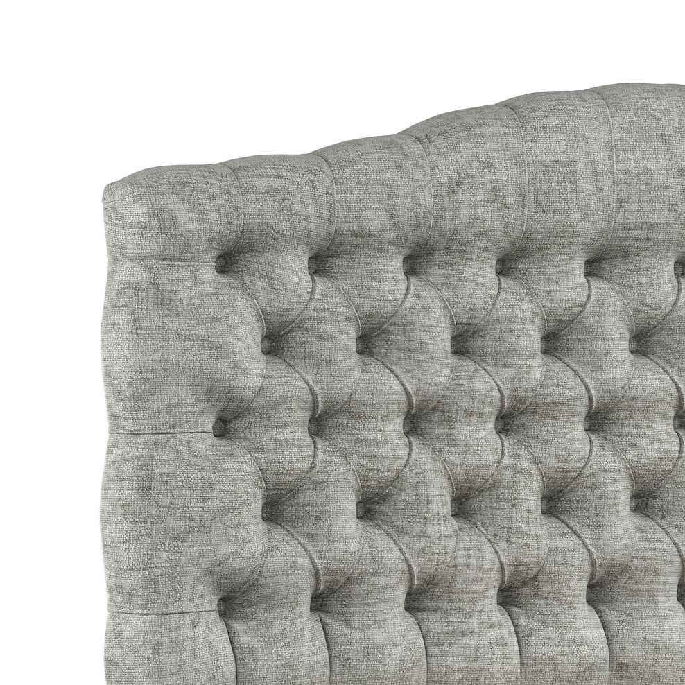 Kendal King-Size 2 Drawer Divan Bed in Brooklyn Fabric - Fallow Grey 5