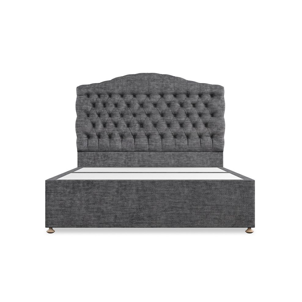 Kendal King-Size 4 Drawer Divan Bed in Brooklyn Fabric - Asteroid Grey 3