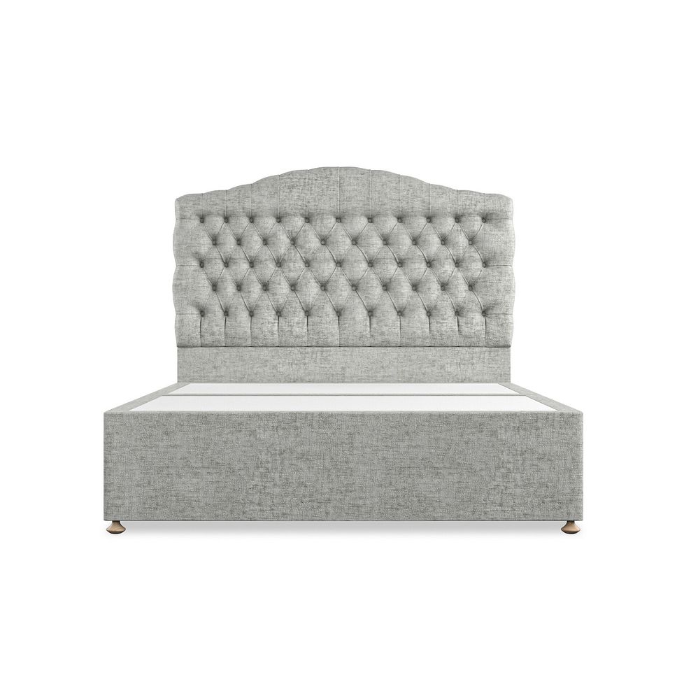 Kendal King-Size 4 Drawer Divan Bed in Brooklyn Fabric - Fallow Grey 3