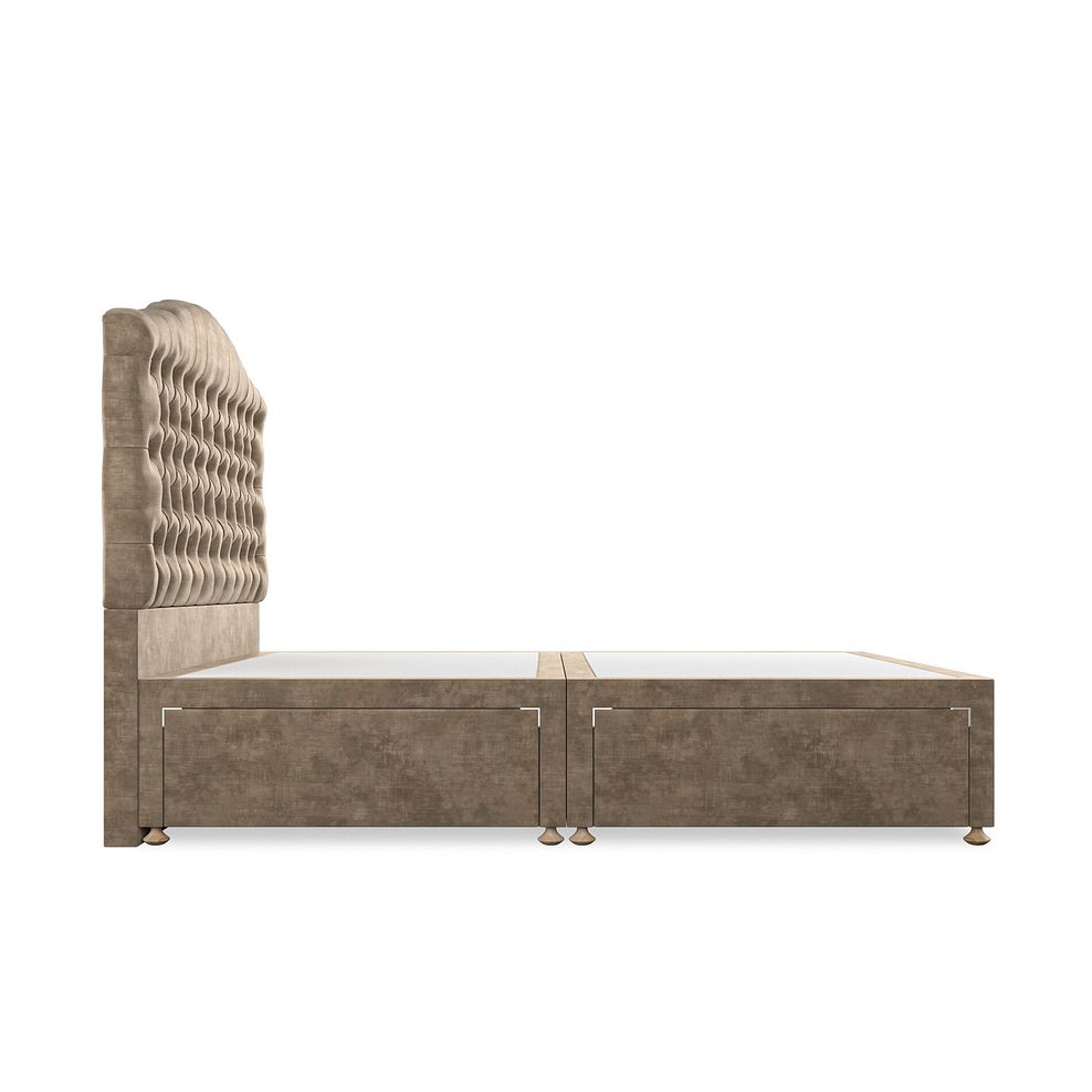 Kendal King-Size 4 Drawer Divan Bed in Heritage Velvet - Cedar 4