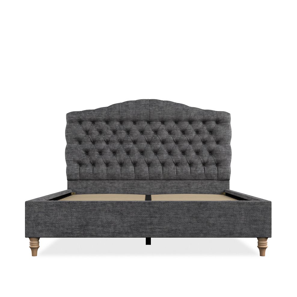 Kendal King-Size Bed in Brooklyn Fabric - Asteroid Grey 3