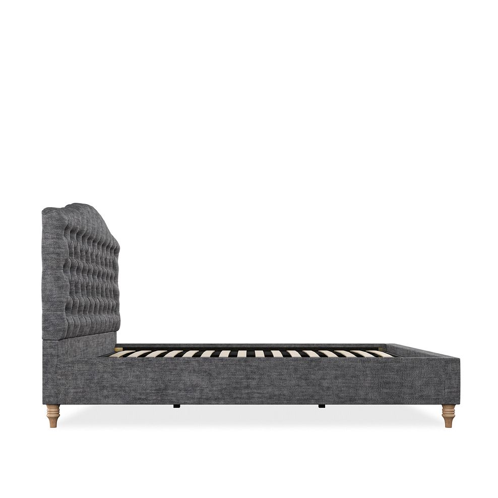 Kendal King-Size Bed in Brooklyn Fabric - Asteroid Grey 4