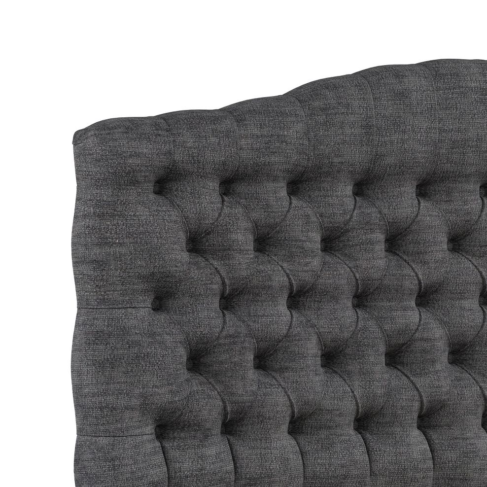 Kendal King-Size Bed in Brooklyn Fabric - Asteroid Grey 5