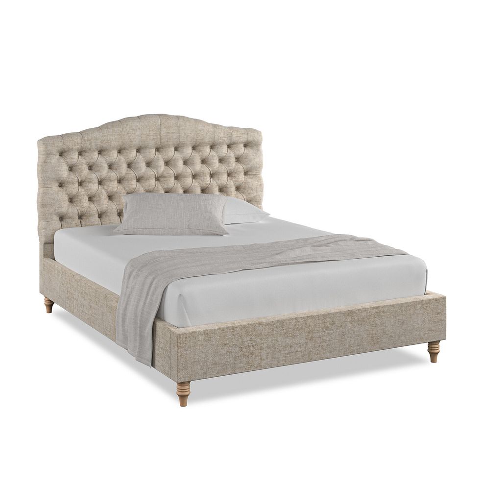 Kendal King-Size Bed in Brooklyn Fabric - Quill Grey 1