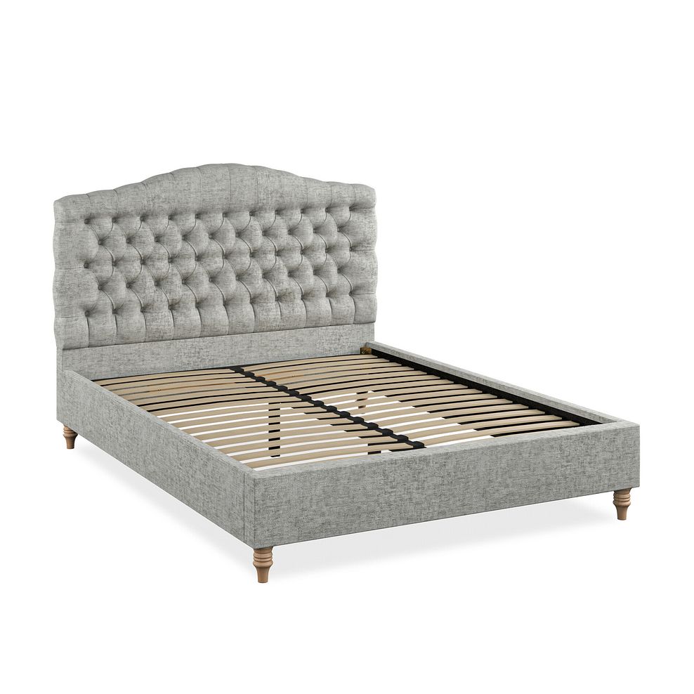 Kendal King-Size Bed in Brooklyn Fabric - Fallow Grey 2