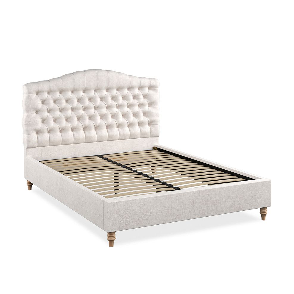 Kendal King-Size Bed in Brooklyn Fabric - Lace White 5