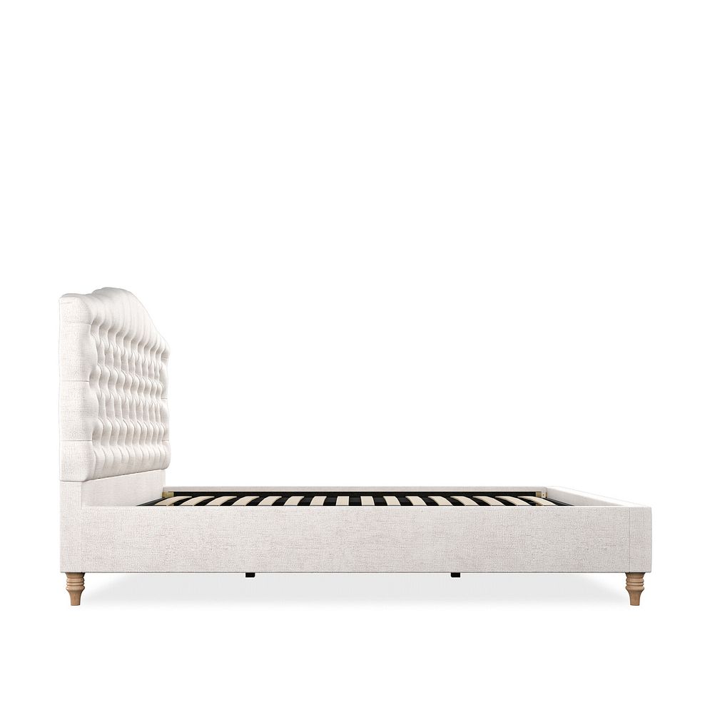 Kendal King-Size Bed in Brooklyn Fabric - Lace White 7