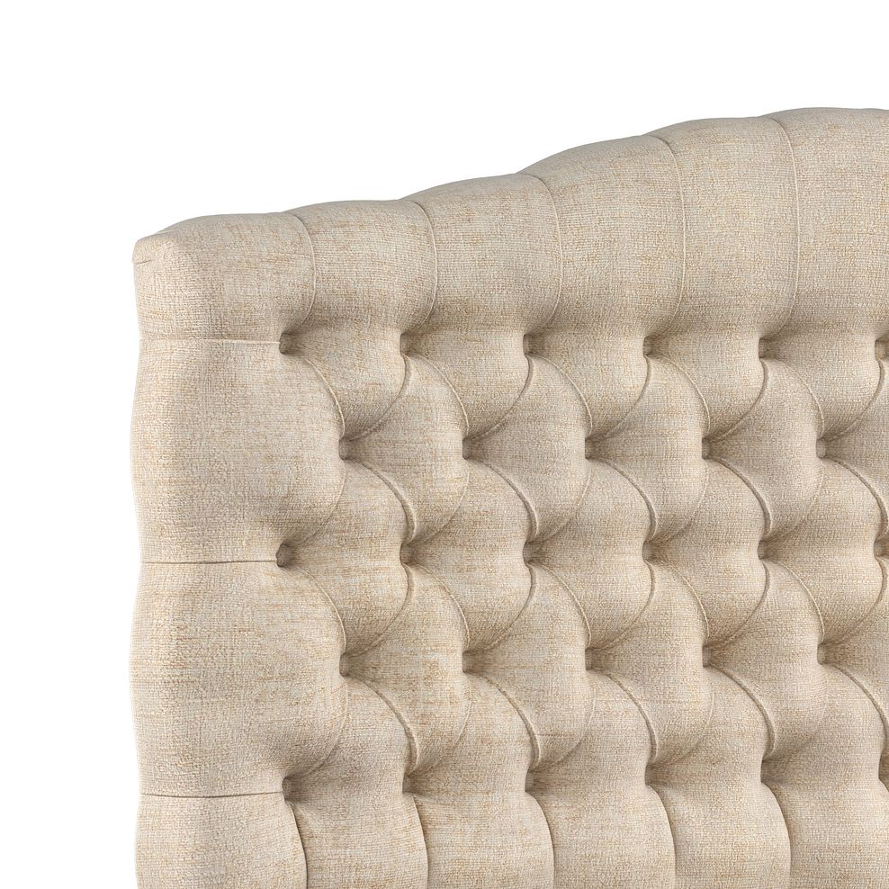Kendal King-Size Bed in Brooklyn Fabric - Eggshell 5