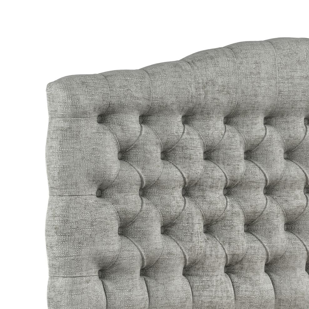 Kendal King-Size Bed in Brooklyn Fabric - Fallow Grey 5