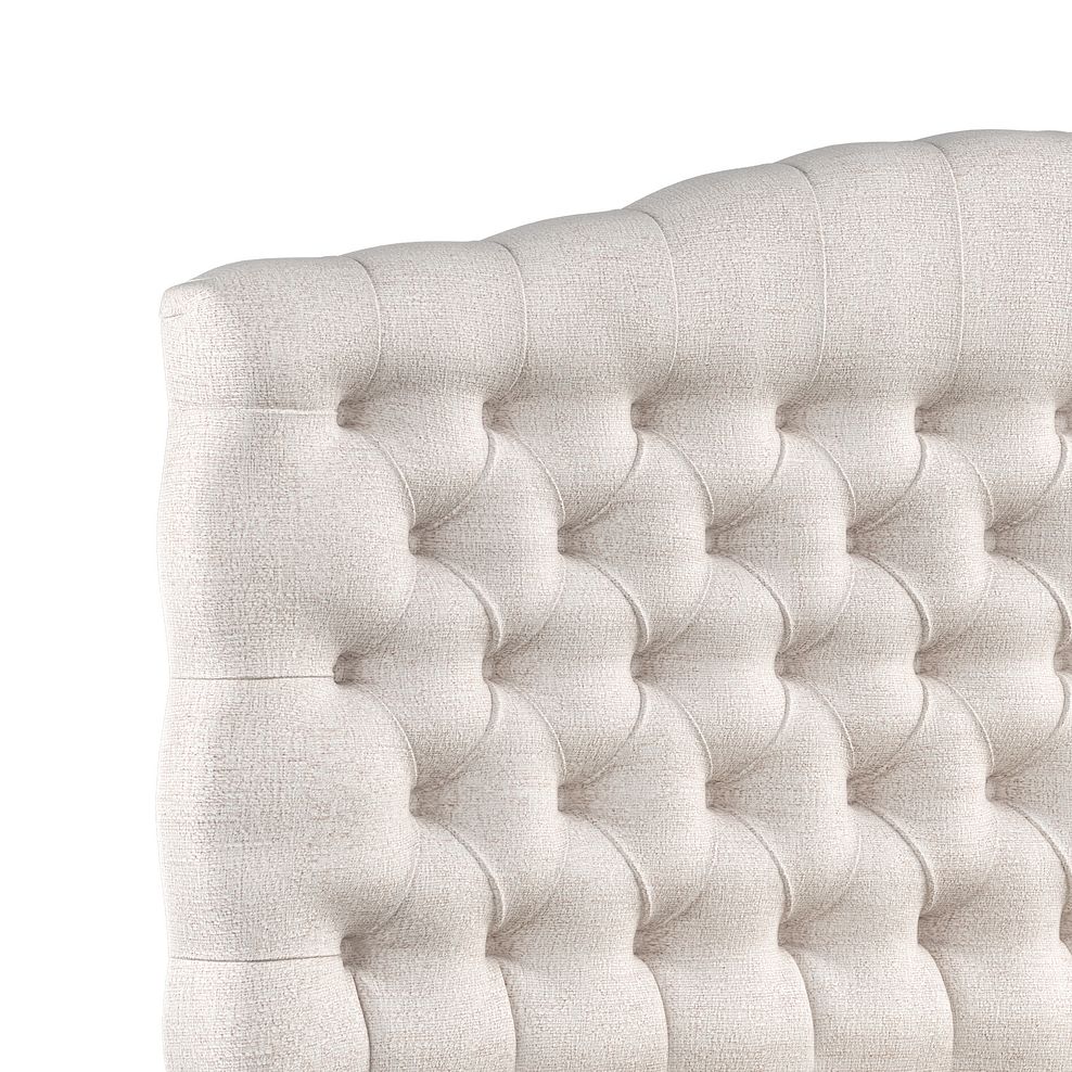 Kendal King-Size Bed in Brooklyn Fabric - Lace White 8