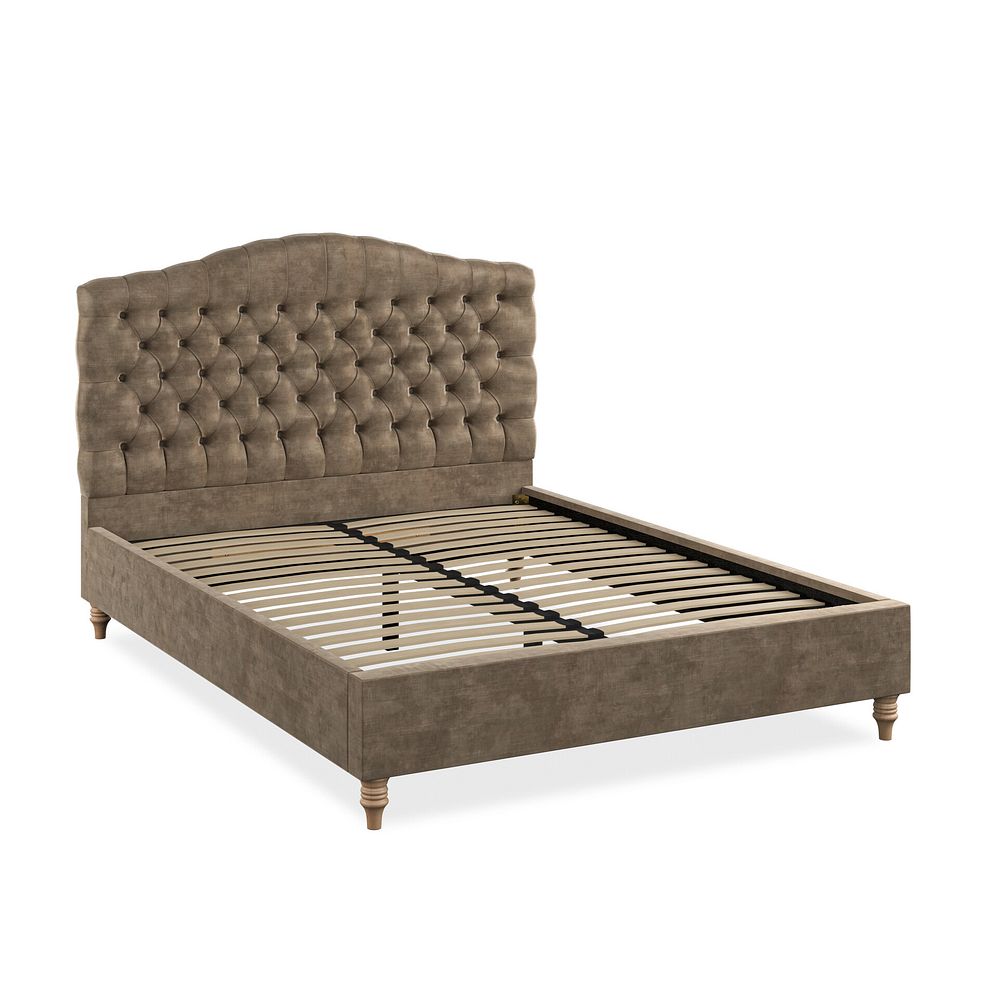 Kendal King-Size Bed in Heritage Velvet - Cedar 2