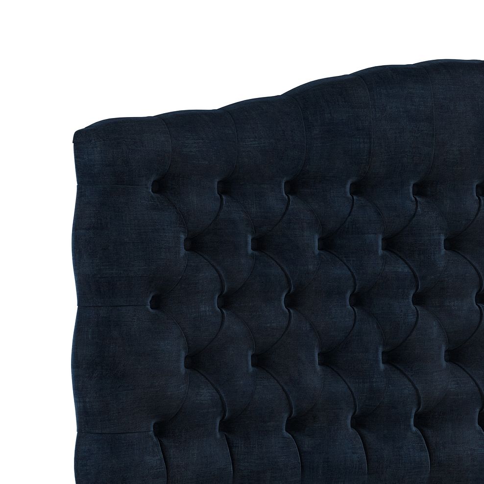 Kendal King-Size Bed in Heritage Velvet - Royal Blue 5