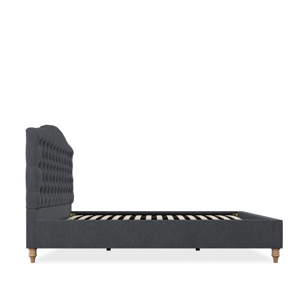 Kendal King-Size Bed in Venice Fabric - Anthracite 4