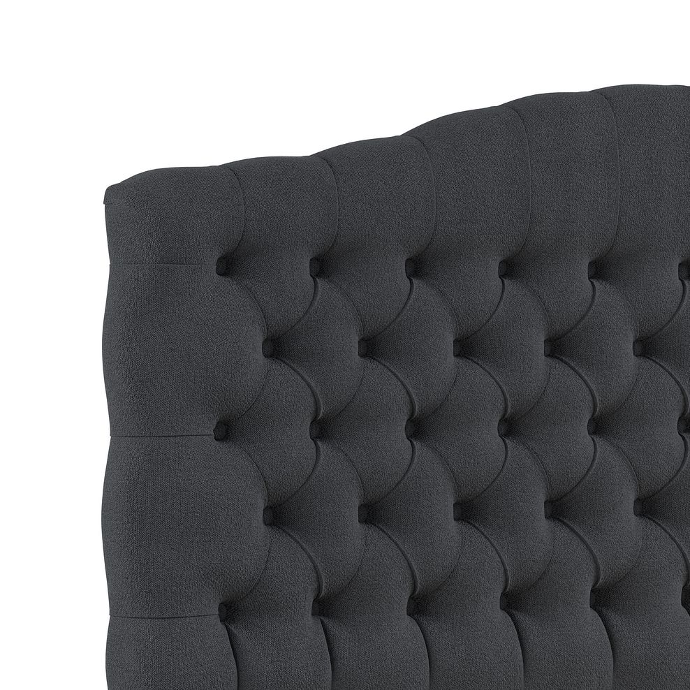 Kendal King-Size Bed in Venice Fabric - Anthracite 5