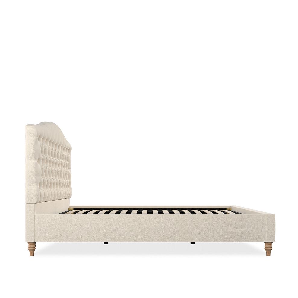 Kendal King-Size Bed in Venice Fabric - Cream 4