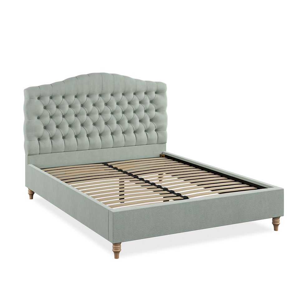 Kendal King-Size Bed in Venice Fabric - Duck Egg 2