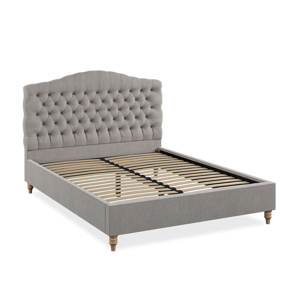 Kendal King-Size Bed in Venice Fabric - Grey 2