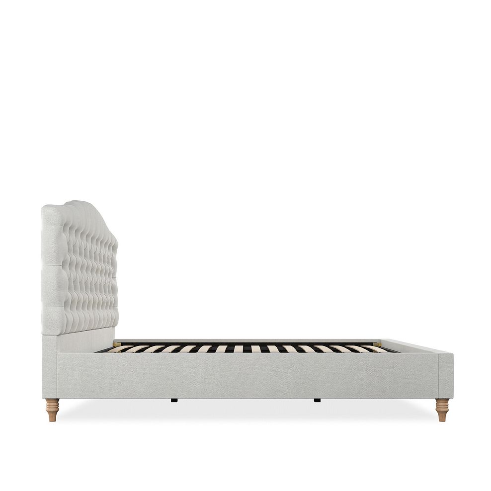 Kendal King-Size Bed in Venice Fabric - Silver 4