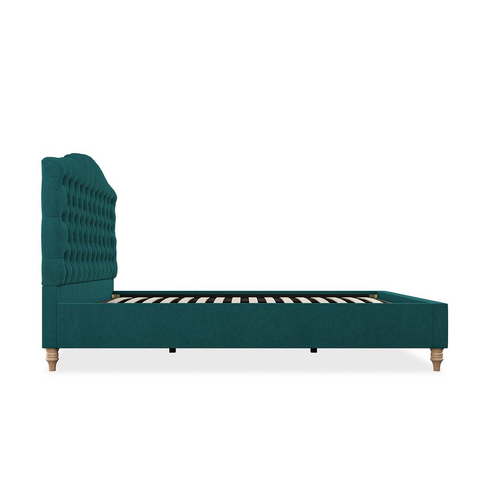 Kendal King-Size Bed in Venice Fabric - Teal 4