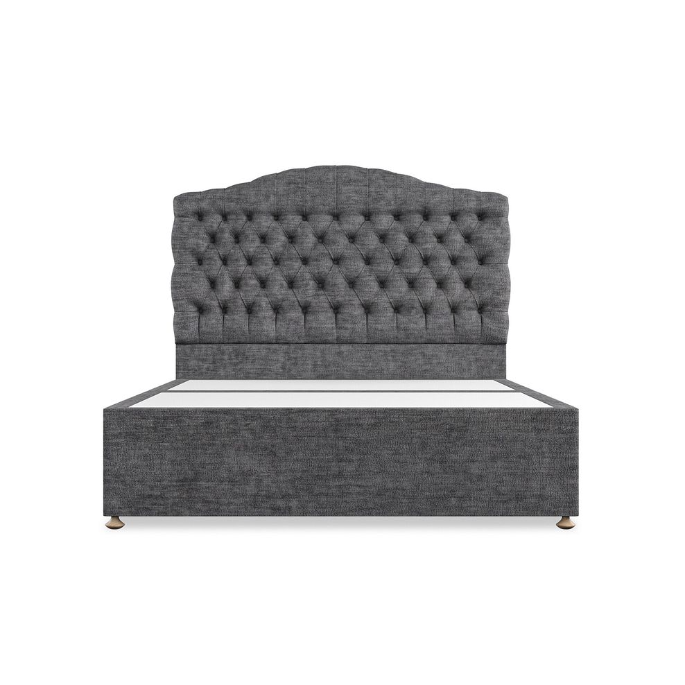Kendal King-Size Divan Bed in Brooklyn Fabric - Asteroid Grey 3