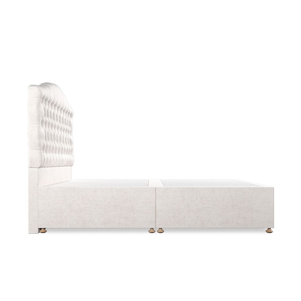 Kendal King-Size Divan Bed in Brooklyn Fabric - Lace White 4