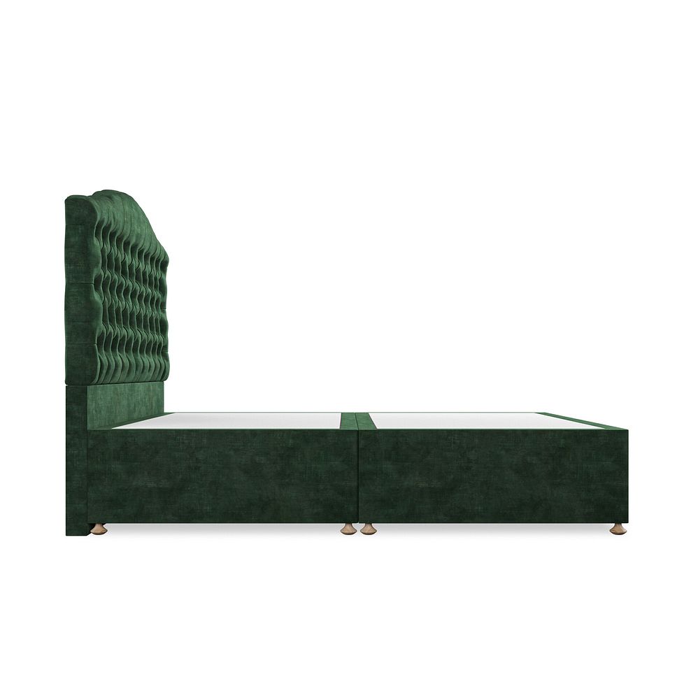 Kendal King-Size Divan Bed in Heritage Velvet - Bottle Green 4