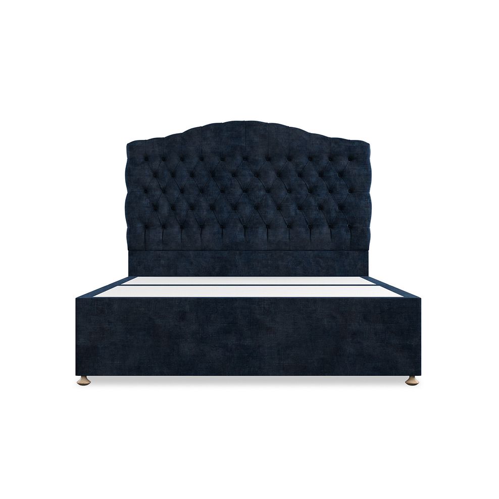 Kendal King-Size Divan Bed in Heritage Velvet - Royal Blue 3