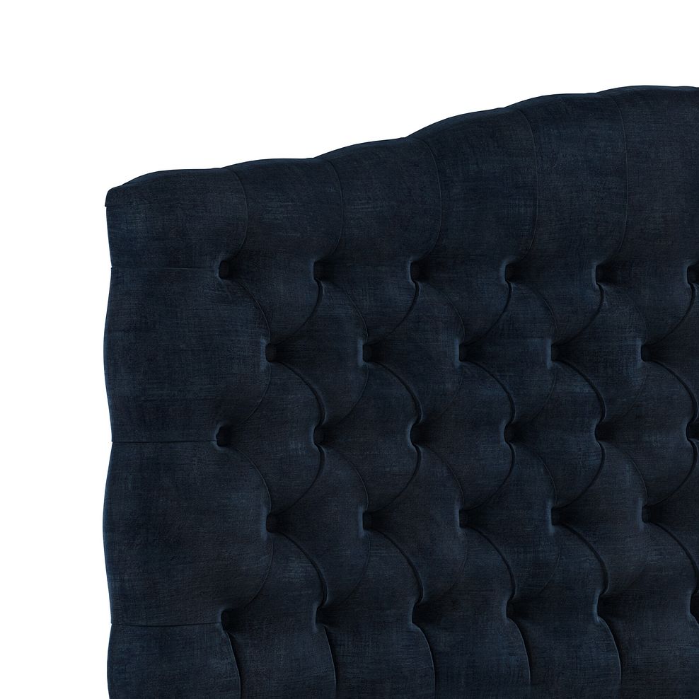 Kendal King-Size Divan Bed in Heritage Velvet - Royal Blue 5