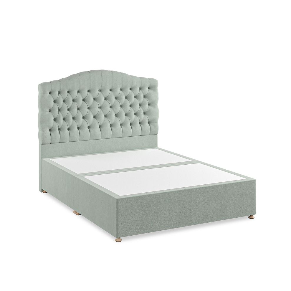 Kendal King-Size Divan Bed in Venice Fabric - Duck Egg 2