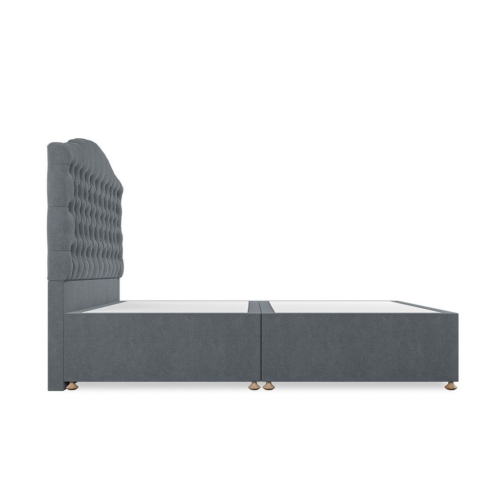 Kendal King-Size Divan Bed in Venice Fabric - Graphite 4