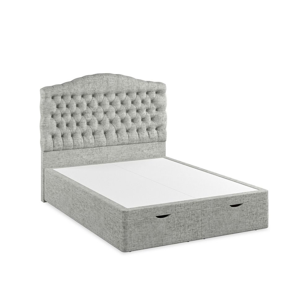 Kendal King-Size Storage Ottoman Bed in Brooklyn Fabric - Fallow Grey 2
